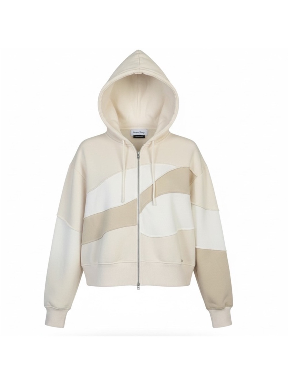 House of Sunny NWT Patchwork Landscape Hoodie in Marble Size XL